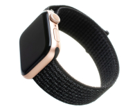 FIXED Nylon Strap do Apple Watch 44/45/46/49 mm reflective black - 1086802 - zdjęcie 1